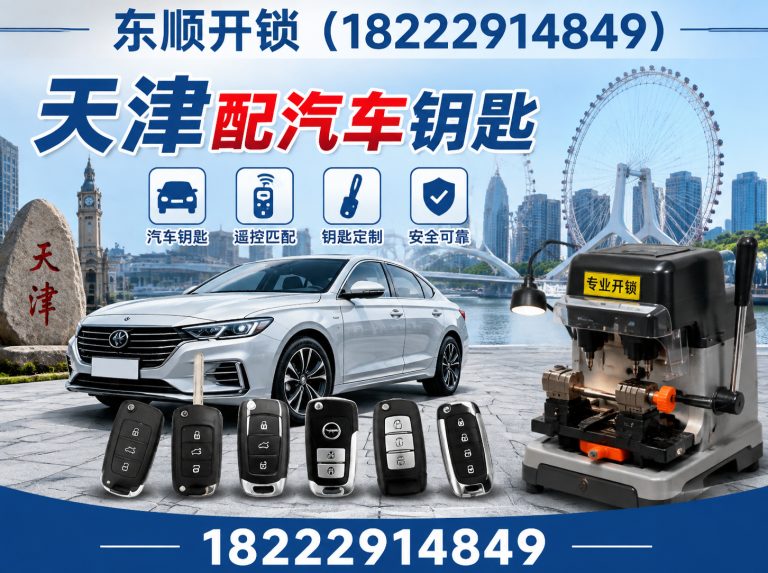 和平区天津配汽车钥匙展示图